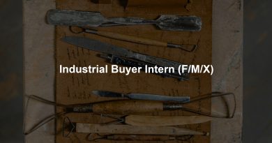 Industrial Buyer Intern (F/M/X)