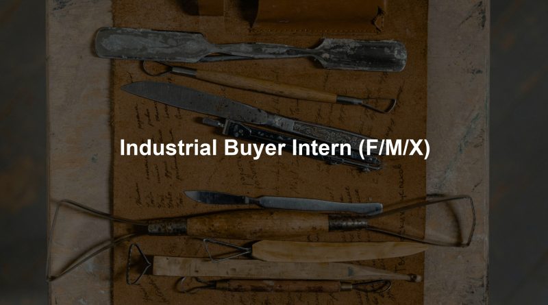 Industrial Buyer Intern (F/M/X)
