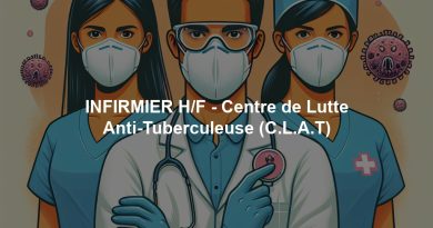 INFIRMIER H/F - Centre de Lutte Anti-Tuberculeuse (C.L.A.T)