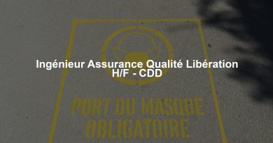 Ingénieur Assurance Qualité Libération H/F - CDD