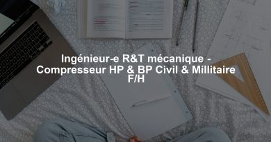 Ingénieur-e R&T mécanique - Compresseur HP & BP Civil & Millitaire F/H