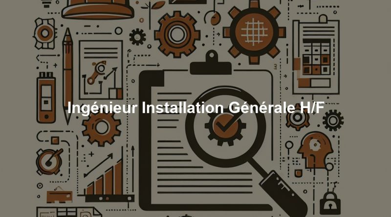 Ingénieur Installation Générale H/F