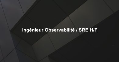 Ingénieur Observabilité / SRE H/F