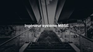 Ingénieur système MBSE