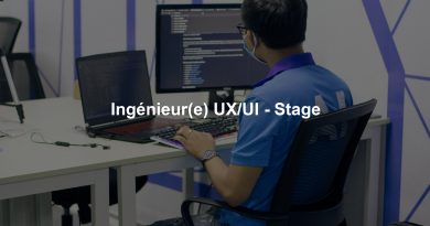 Ingénieur(e) UX/UI - Stage