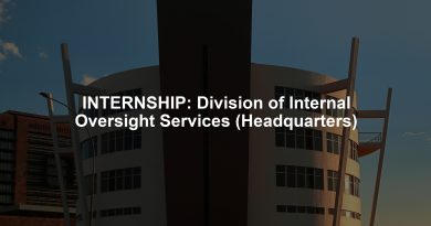 INTERNSHIP: Division of Internal Oversight Services (Headquarters)