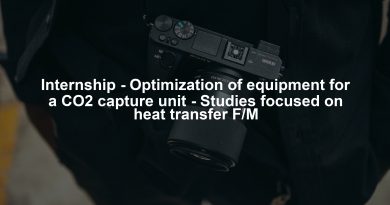 Internship - Optimization of equipment for a CO2 capture unit - Studies focused on heat transfer F/M