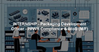 INTERNSHIP - Packaging Development Officer - PPWR Compliance & BtoB (M/F)