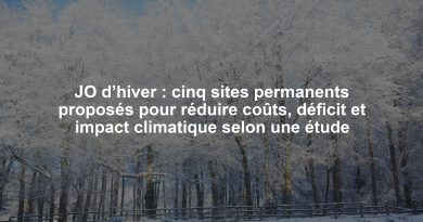 JO d’hiver : cinq sites permanents proposés pour réduire coûts, déficit et impact climatique selon une étude