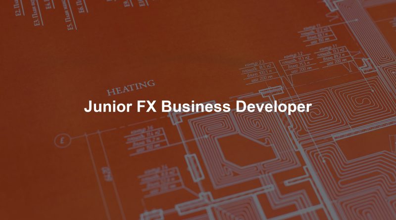 Junior FX Business Developer