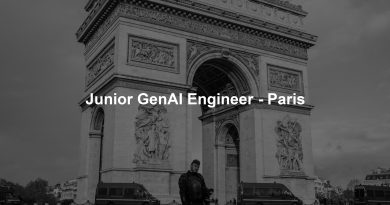Junior GenAI Engineer - Paris