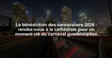 La bénédiction des carnavaliers 2026 : rendez-vous à la cathédrale pour un moment clé du carnaval guadeloupéen