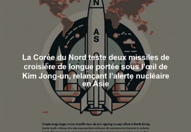 La Corée du Nord teste deux missiles de croisière de longue portée sous l’œil de Kim Jong-un, relançant l’alerte nucléaire en Asie
