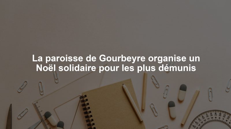 La paroisse de Gourbeyre organise un Noël solidaire pour les plus démunis