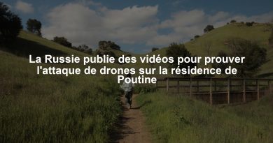 La Russie publie des vidéos pour prouver l'attaque de drones sur la résidence de Poutine