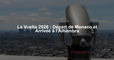 La Vuelta 2026 : Départ de Monaco et Arrivée à l'Alhambra