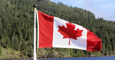 Canada, nature, mountains, Niagara Falls, Northern Lights, maple leaf, cityscape