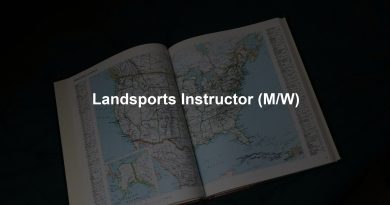Landsports Instructor (M/W)