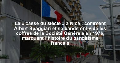 Le « casse du siècle » à Nice : comment Albert Spaggiari et sa bande ont vidé les coffres de la Société Générale en 1976, marquant l’histoire du banditisme français