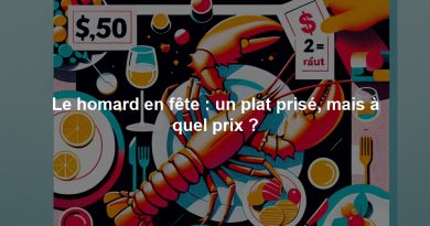 Le homard en fête : un plat prisé, mais à quel prix ?