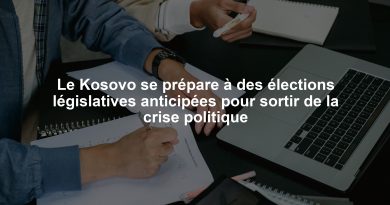 Le Kosovo se prépare à des élections législatives anticipées pour sortir de la crise politique