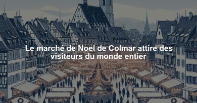 Le marché de Noël de Colmar attire des visiteurs du monde entier