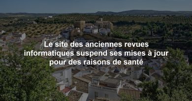 Le site des anciennes revues informatiques suspend ses mises à jour pour des raisons de santé