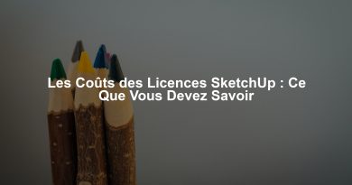 Les Coûts des Licences SketchUp : Ce Que Vous Devez Savoir