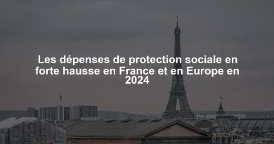 Les dépenses de protection sociale en forte hausse en France et en Europe en 2024