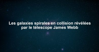 Les galaxies spirales en collision révélées par le télescope James Webb