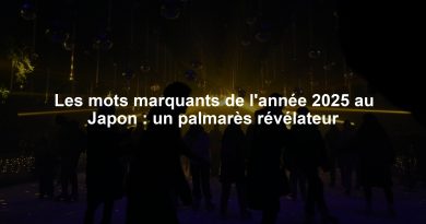 Les mots marquants de l'année 2025 au Japon : un palmarès révélateur