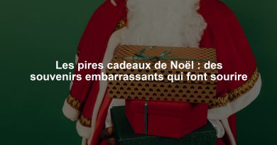 Les pires cadeaux de Noël : des souvenirs embarrassants qui font sourire