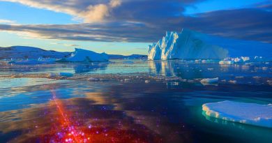 Illustration de l'analyse de la poussière cosmique pour prédire la fonte de la banquise arctique.