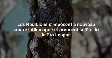 Les Red Lions s'imposent à nouveau contre l'Allemagne et prennent la tête de la Pro League