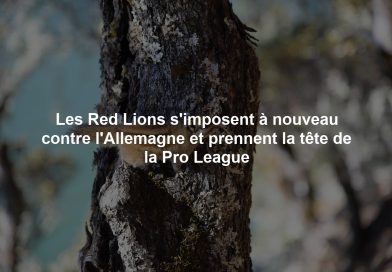 Les Red Lions s'imposent à nouveau contre l'Allemagne et prennent la tête de la Pro League