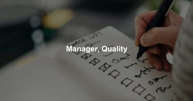 Manager, Quality