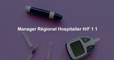 Manager Régional Hospitalier H/F 1 1