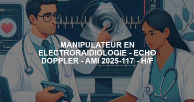 MANIPULATEUR EN ELECTRORAIDIOLOGIE - ECHO DOPPLER - AMI 2025-117 - H/F