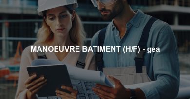 MANOEUVRE BATIMENT (H/F) - gea