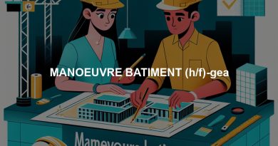 MANOEUVRE BATIMENT (h/f)-gea