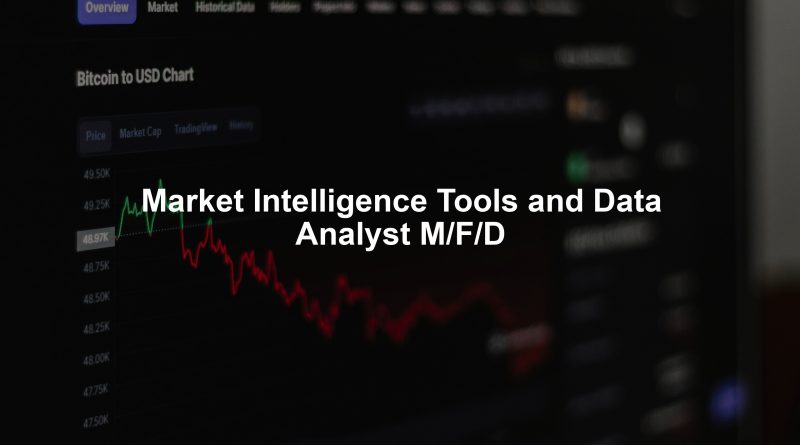 Market Intelligence Tools and Data Analyst M/F/D