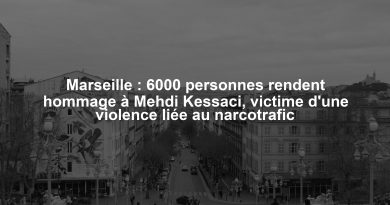 Marseille : 6000 personnes rendent hommage à Mehdi Kessaci, victime d'une violence liée au narcotrafic