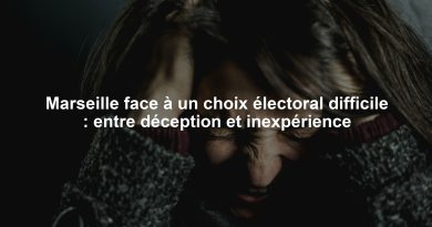 Marseille face à un choix électoral difficile : entre déception et inexpérience