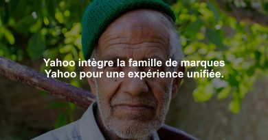 Yahoo intègre la famille de marques Yahoo pour une expérience unifiée.