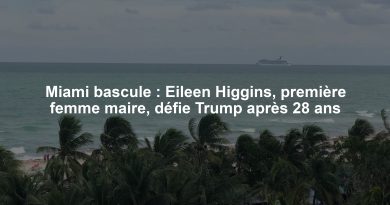 Miami bascule : Eileen Higgins, première femme maire, défie Trump après 28 ans