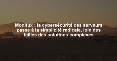 Monitux : la cybersécurité des serveurs passe à la simplicité radicale, loin des failles des solutions complexes