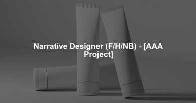 Narrative Designer (F/H/NB) - [AAA Project]