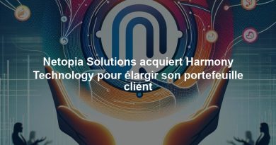 Netopia Solutions acquiert Harmony Technology pour élargir son portefeuille client