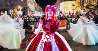 Nice : une parade géante illumine l'avenue Jean-Médecin pour Noël