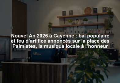 Nouvel An 2026 à Cayenne : bal populaire et feu d’artifice annoncés sur la place des Palmistes, la musique locale à l’honneur